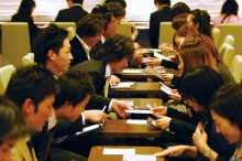 婚活パーティーの告白タイム